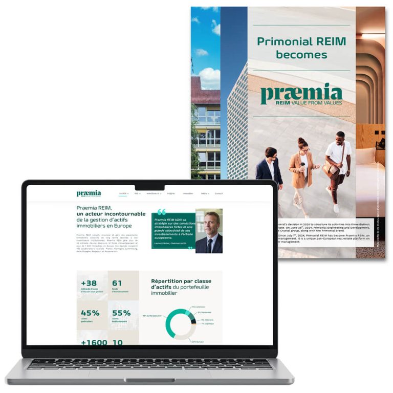 Praemia REIM | Kit web nouvelle identité